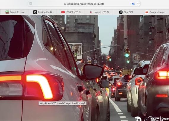 म्यानहटन प्रवेश गर्ने सवारी साधानलाई आजबाट दैनिक शुल्क, उवर र ट्याक्सीमा भने ट्रिपको आधारमा यात्रुबाटै असुल्ने